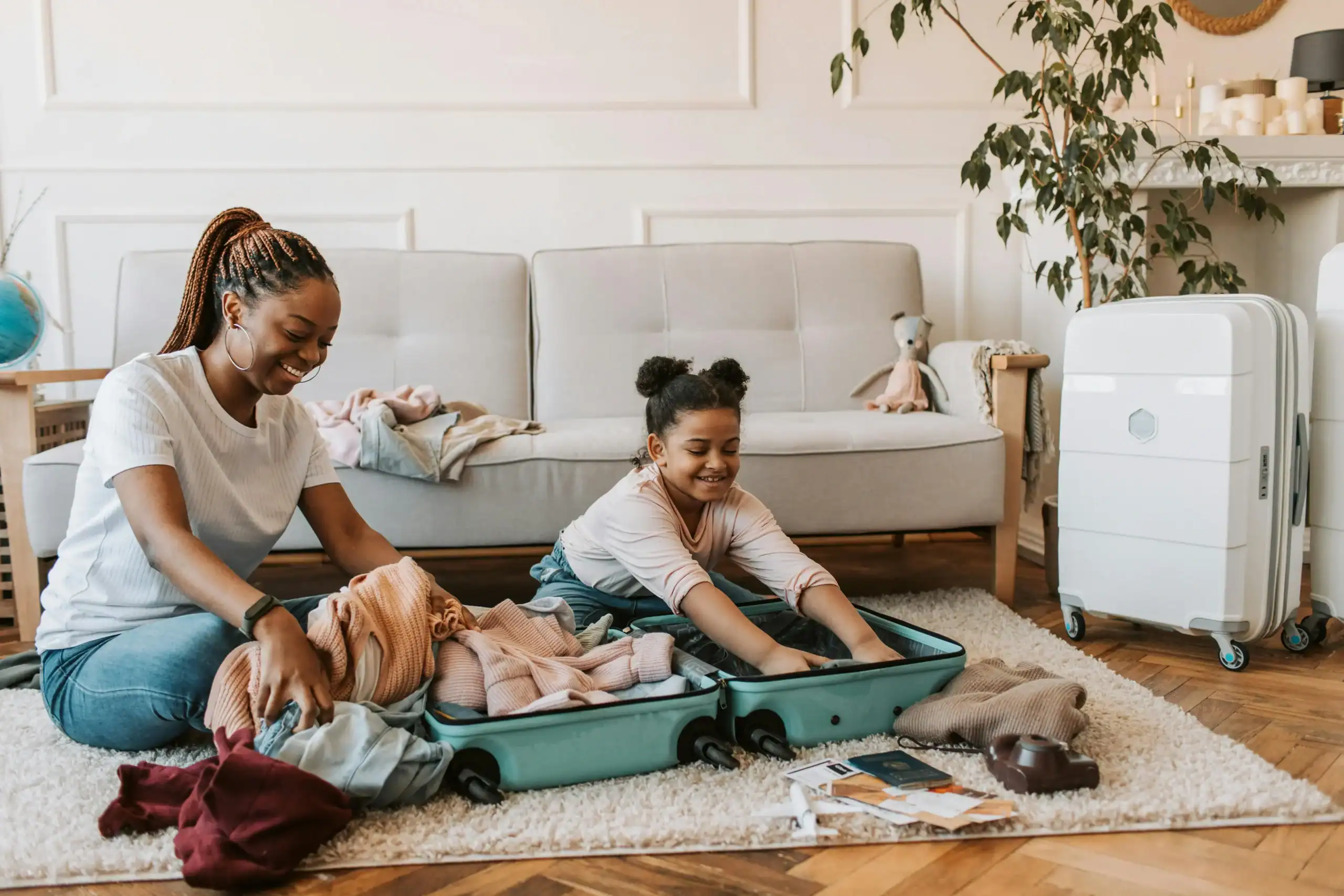 age-appropriate chores for 6–8 year-olds like packing school bags
